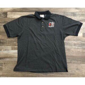 Chase Authentics Dale Earnhardt #3 Embroidered Black Polo Men's Size Large